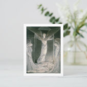 Carte Postale La Résurrection : Les Anges qui enlèvent la Pierre (Debout devant)