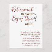 Carte Postale La Retraite Est Douce Profite De Cette Retraite Ch (Devant)