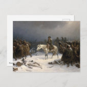 Carte Postale La retraite Napoléon de Moscou (Devant / Derrière)