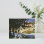 Carte Postale La rive de la Seine, Bennecourt par Claude Monet (Debout devant)