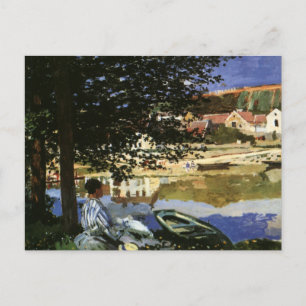 Carte Postale La rive de la Seine, Bennecourt par Claude Monet