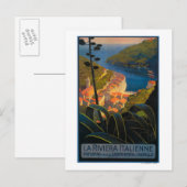 Carte Postale La Riviera italienne (Devant / Derrière)