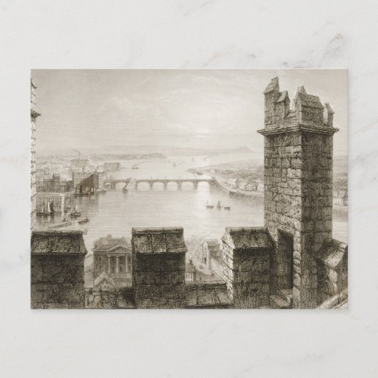 Carte Postale La rivière Shannon et Limerick (Devant)