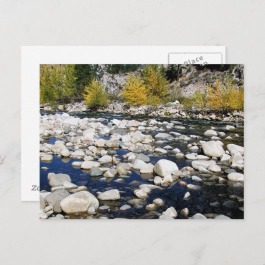 Carte Postale La rivière Walker en automne (Devant / Derrière)