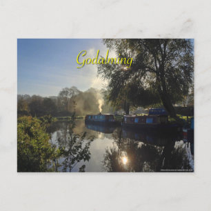 Carte Postale La Rivière Wey Godalming - Belle!