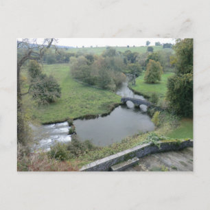 Carte Postale La rivière Wye à Haddon Hall