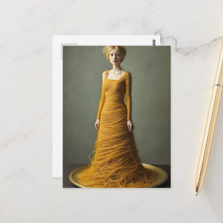 Carte Postale La robe de spaghetti
