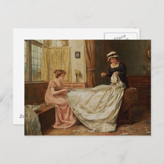 Carte Postale La robe Mariage (Devant / Derrière)