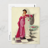 Carte Postale La robe rose (Devant / Derrière)