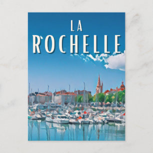 Carte Postale La Rochelle Photo Vintage 