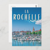 Carte Postale La Rochelle Photo Vintage  (Devant / Derrière)
