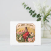 Carte Postale La Rosa Cubana Diseño Vintage Cuba (Debout devant)