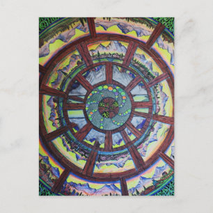 Carte Postale La roue du temps ligne cadeau