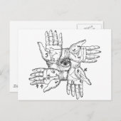 Carte Postale La roue magique (Devant / Derrière)