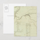 Carte Postale La route de Bonaparte d'Elbe à Paris (Devant / Derrière)