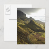 Carte Postale La route qui monte Le Quiraing, île de Skye, (Devant / Derrière)