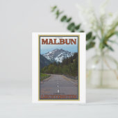 Carte Postale La route vers Malbun (Debout devant)