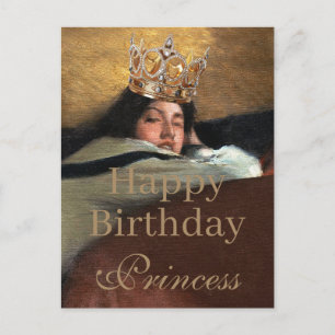 Carte Postale La royauté est si chic joyeux anniversaire princes