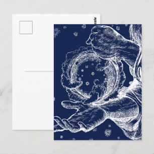 Carte Postale La Rubaiyat de la création d'Omar Khayyam