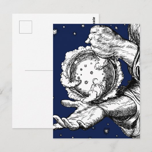 Carte Postale La Rubaiyat de la création d'Omar Khayyam (Devant / Derrière)