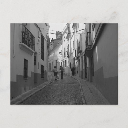 Carte Postale La rue. (Devant)