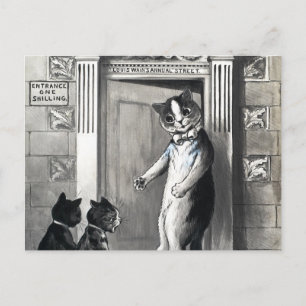 Carte Postale La rue annuelle de Louis Wain par Louis Wain