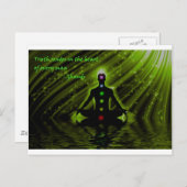 Carte Postale La sagesse de Gandhi (Devant / Derrière)