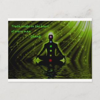Carte Postale La sagesse de Gandhi