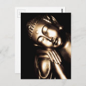 Carte Postale La Sagesse Du Bouddha Thaïlandais. (Devant / Derrière)