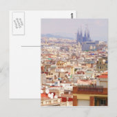 Carte Postale La Sagrada Familia (Devant / Derrière)