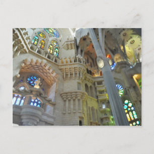Carte Postale La Sagrada Familia Church