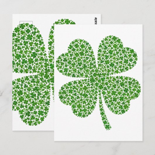 Carte Postale La Saint-Patrick (Devant / Derrière)