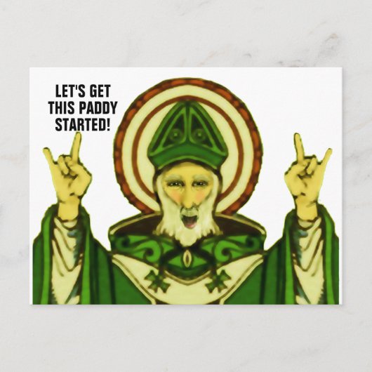 Carte Postale La Saint-Patrick (Devant)