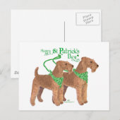 Carte Postale La Saint-Patrick (Devant / Derrière)