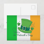Carte Postale La Saint-Patrick (Devant / Derrière)