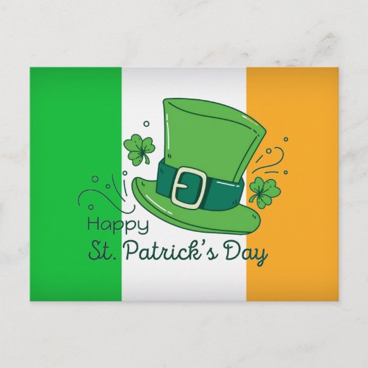 Carte Postale La Saint-Patrick (Devant)