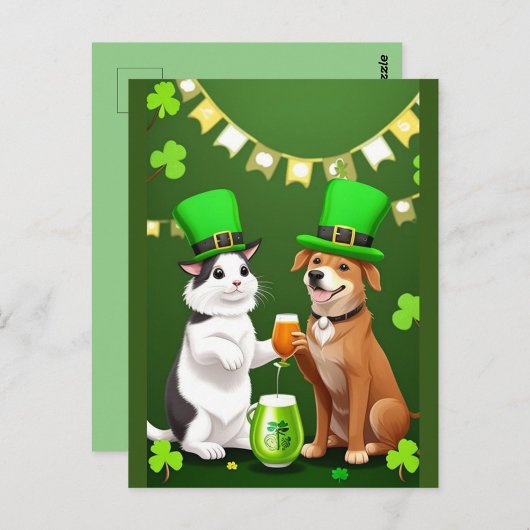 Carte Postale La Saint-Patrick