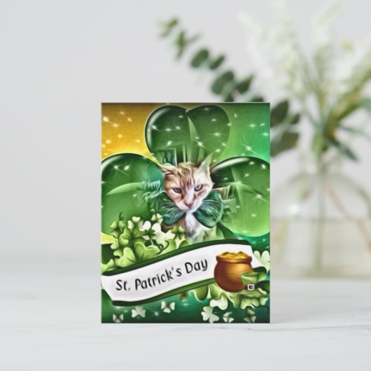 Carte Postale La Saint-Patrick Claude (Debout devant)