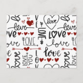 Carte Postale la Saint-Valentin (Dos)