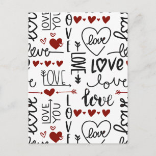 Carte Postale la Saint-Valentin