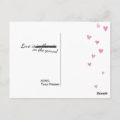 Carte Postale La Saint-Valentin (Dos)