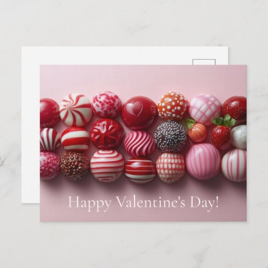 Carte Postale La Saint-Valentin (Devant / Derrière)