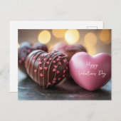 Carte Postale La Saint-Valentin (Devant / Derrière)