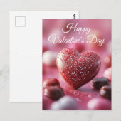 Carte Postale La Saint-Valentin (Devant / Derrière)