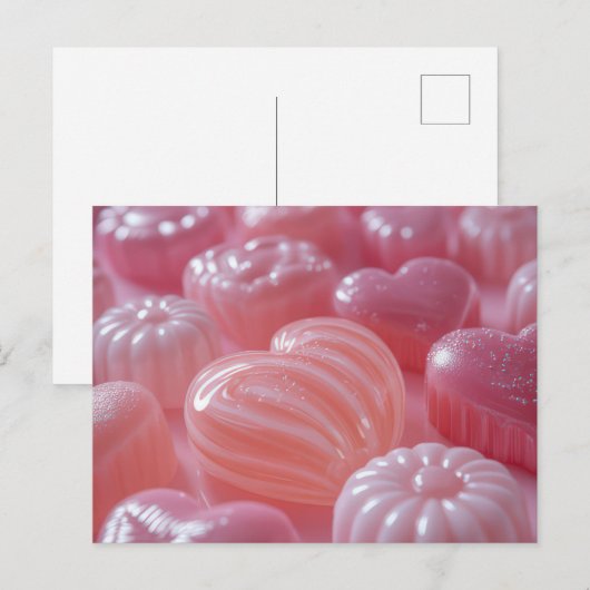 Carte Postale La Saint-Valentin (Devant / Derrière)