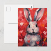 Carte Postale La Saint-Valentin de Bunny (Devant / Derrière)