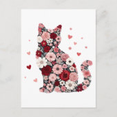 Carte Postale La Saint-Valentin des chats (Devant)