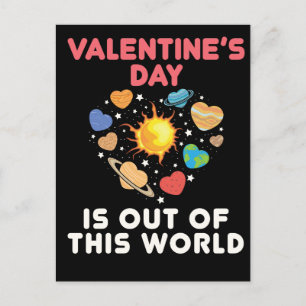 Carte Postale La Saint Valentin est hors de ce monde