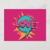 Carte Postale La Saint-Valentin Pop Art (Devant)