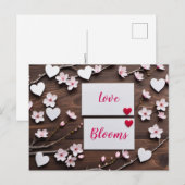 Carte Postale la Saint-Valentin, Postcrossing (Devant / Derrière)